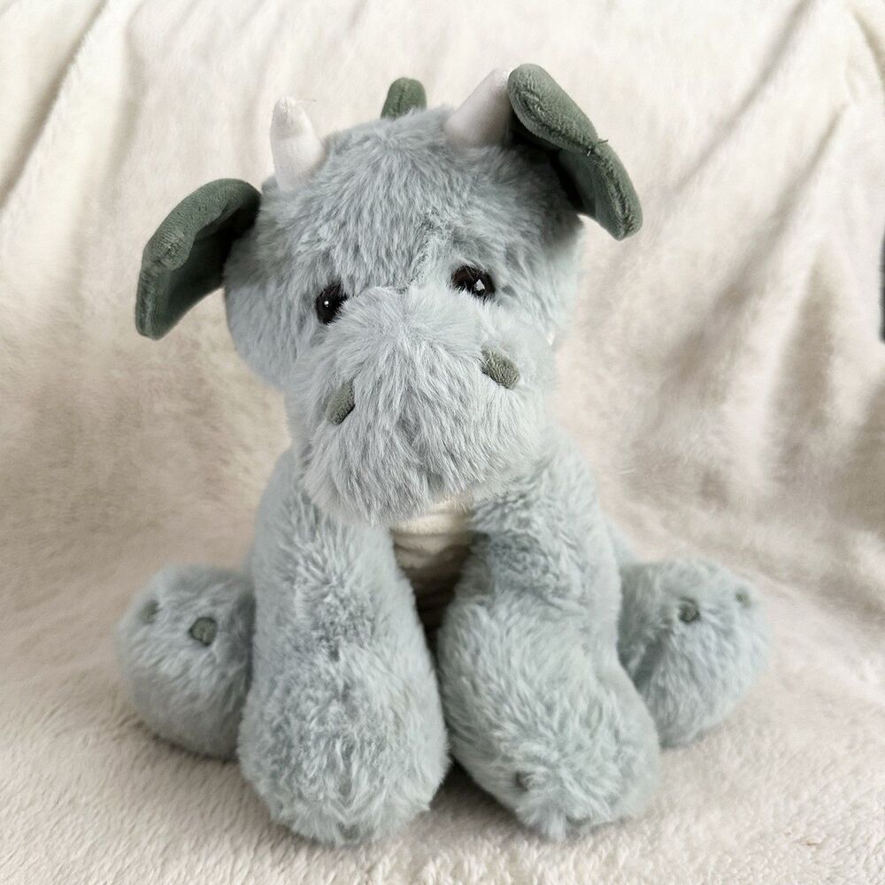 Bearington Collection Burnie the Dragon Plush Stuffed Animal Soft 10” Green